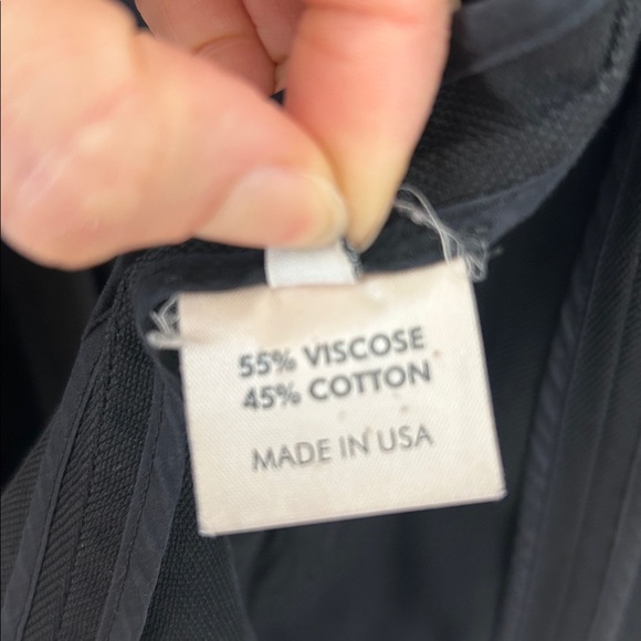 Apiece Apart Black Cotton Viscose One Button Blazer size 6 - Picture 10 of 12